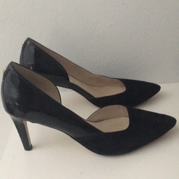Cole Haan Black Leather D'Orsay Heels / Pumps - Picture 14 of 17